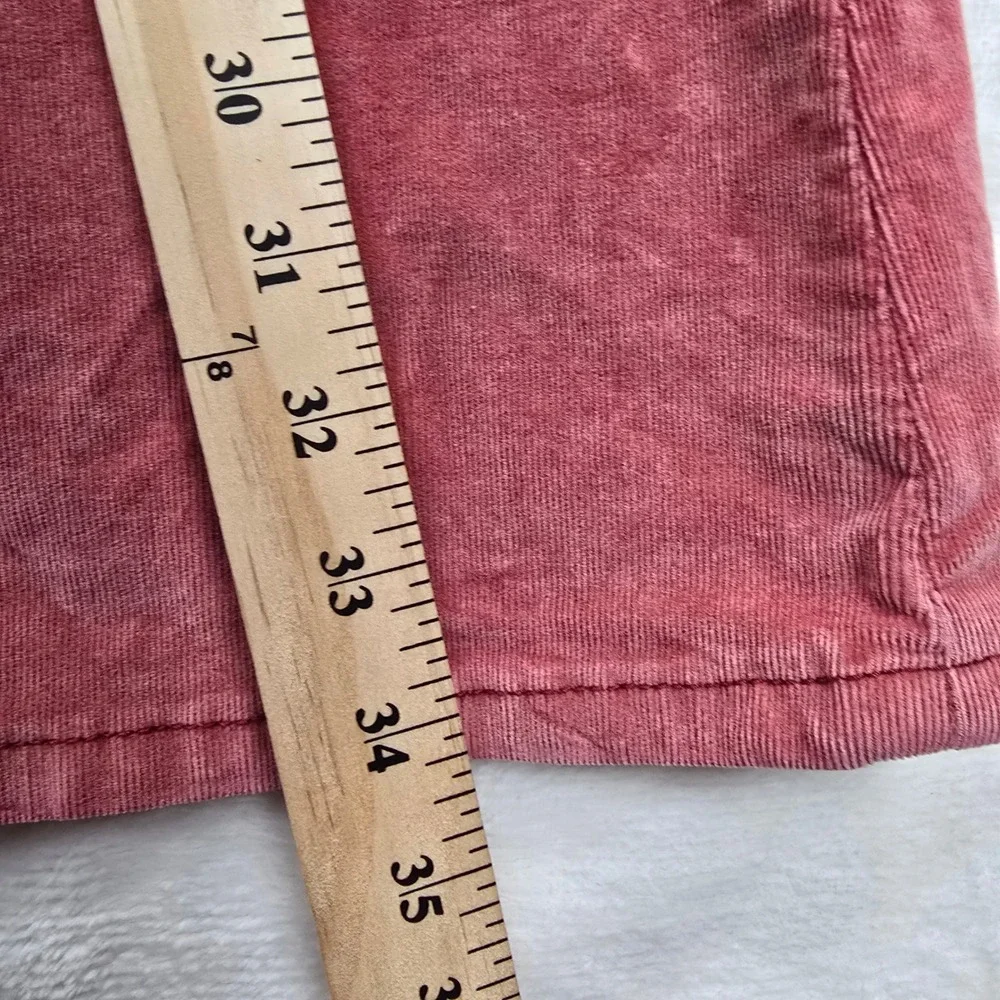 Free People We The Free‎ Pull-On Corduroy Flare Pants Rose Pink Size 28 OB910963